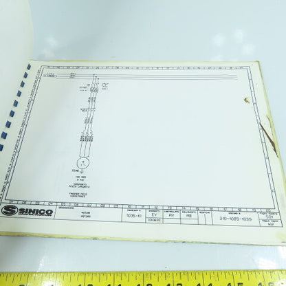 Sinico SIN-O-MATIC Automatic Transfer Machine Electrical Diagram TR60/4-350-MD