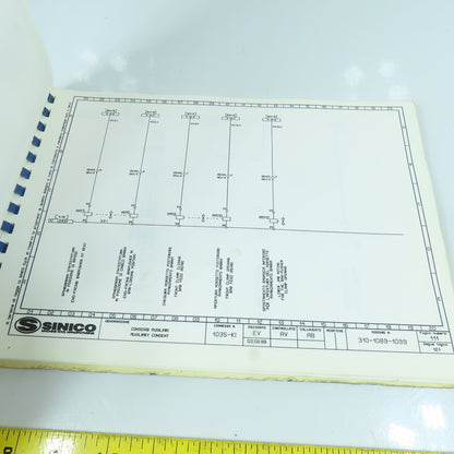 Sinico SIN-O-MATIC Automatic Transfer Machine Electrical Diagram TR60/4-350-MD