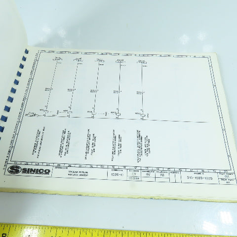 Sinico SIN-O-MATIC Automatic Transfer Machine Electrical Diagram TR60/4-350-MD