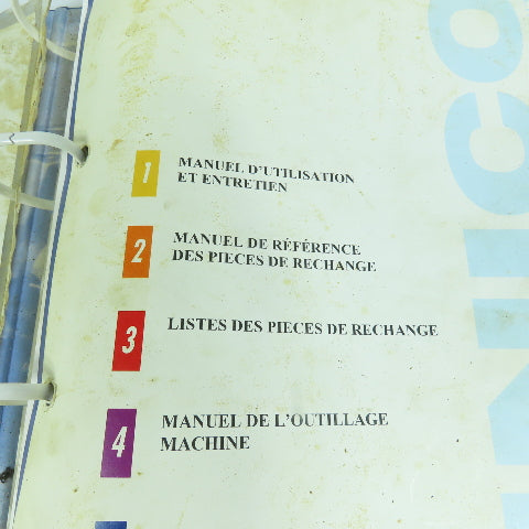 Sinico SIN-O-MATIC Automatic Transfer Machine User's Manual TR60/2-550