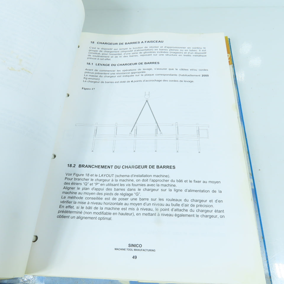 Sinico SIN-O-MATIC Automatic Transfer Machine User's Manual TR60/2-550