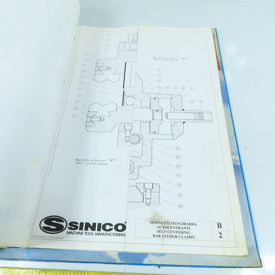 Sinico SIN-O-MATIC Automatic Transfer Machine User's Manual TR60/2-550