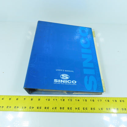 Sinico SIN-O-MATIC Automatic Transfer Machine User's Manual TR60/2-550