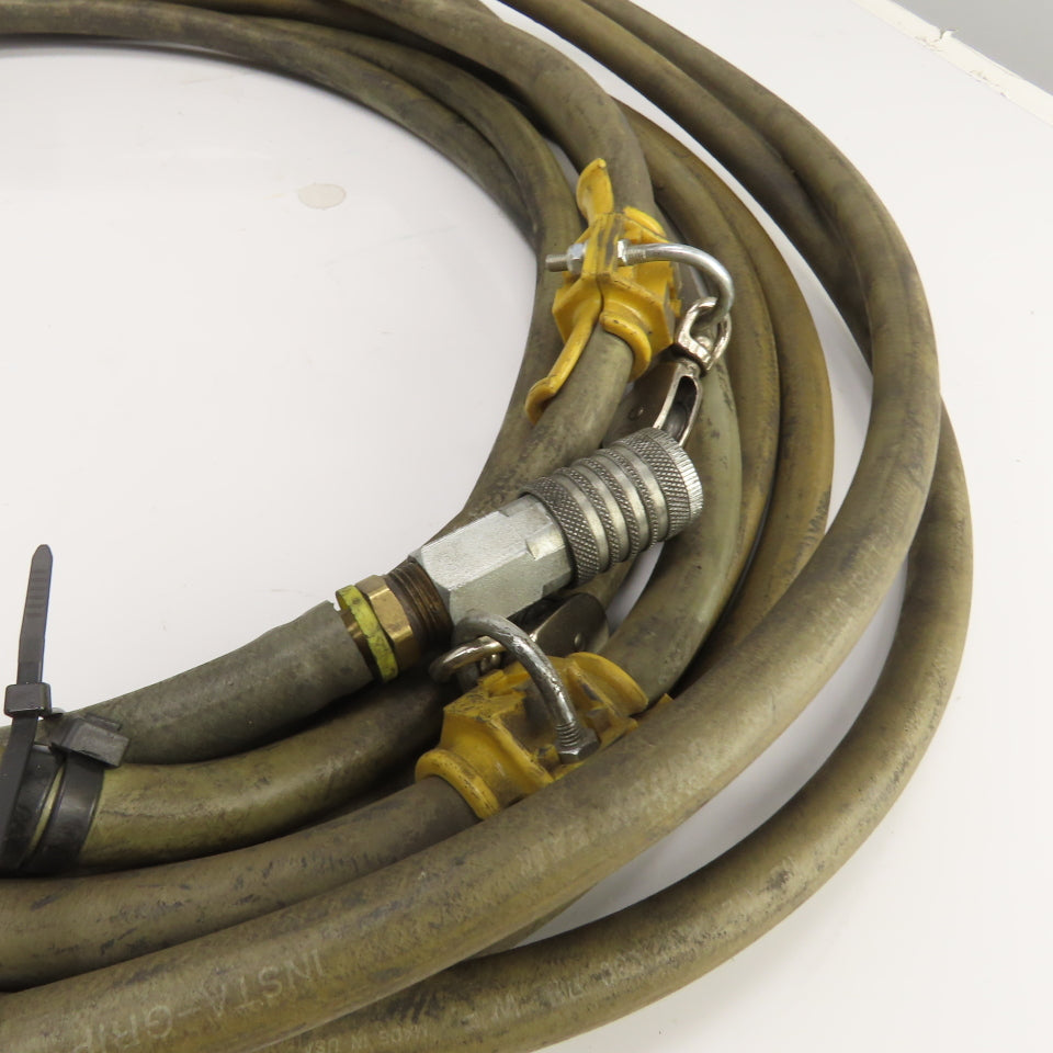 Insta-Grip 1/2" Air Hose 250PSI With 1/4" Cable Line Trolleys 55' OAL
