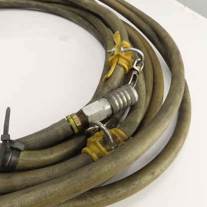 Insta-Grip 1/2" Air Hose 250PSI With 1/4" Cable Line Trolleys 55' OAL