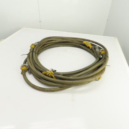 Insta-Grip 1/2" Air Hose 250PSI With 1/4" Cable Line Trolleys 55' OAL