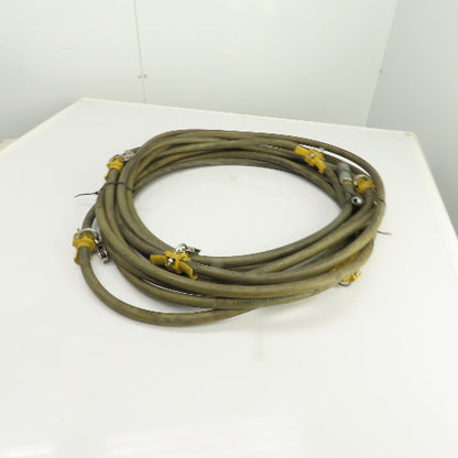 Insta-Grip 1/2" Air Hose 250PSI With 1/4" Cable Line Trolleys 55' OAL