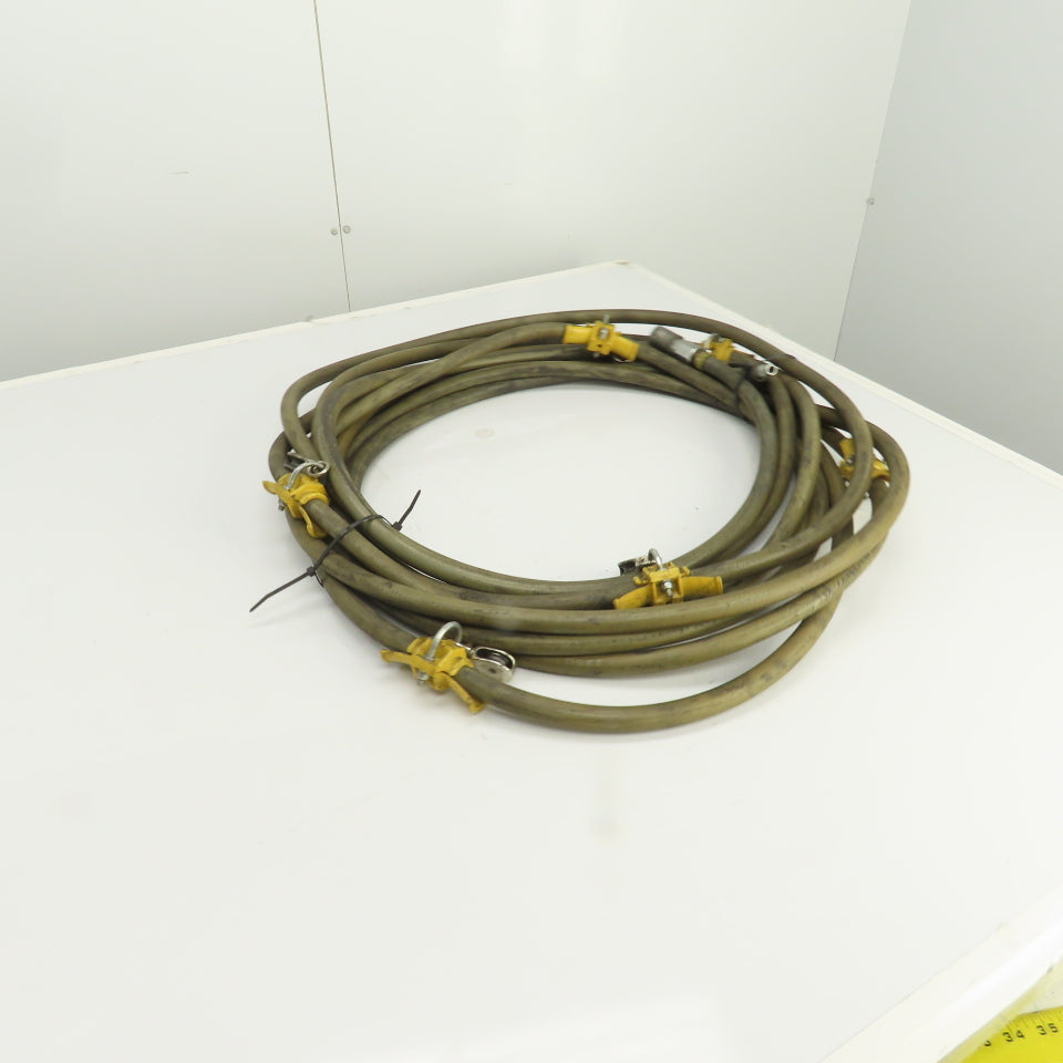 Insta-Grip 1/2" Air Hose 250PSI With 1/4" Cable Line Trolleys 55' OAL