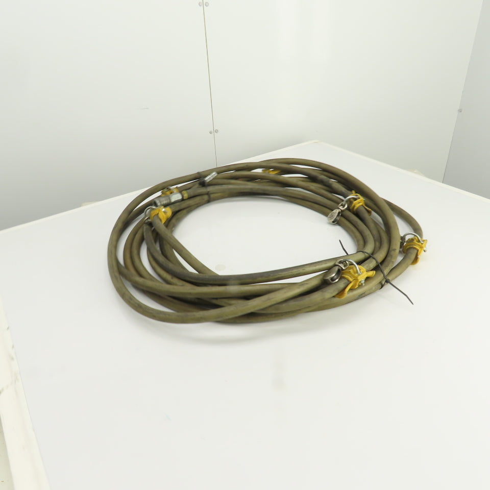 Insta-Grip 1/2" Air Hose 250PSI With 1/4" Cable Line Trolleys 55' OAL