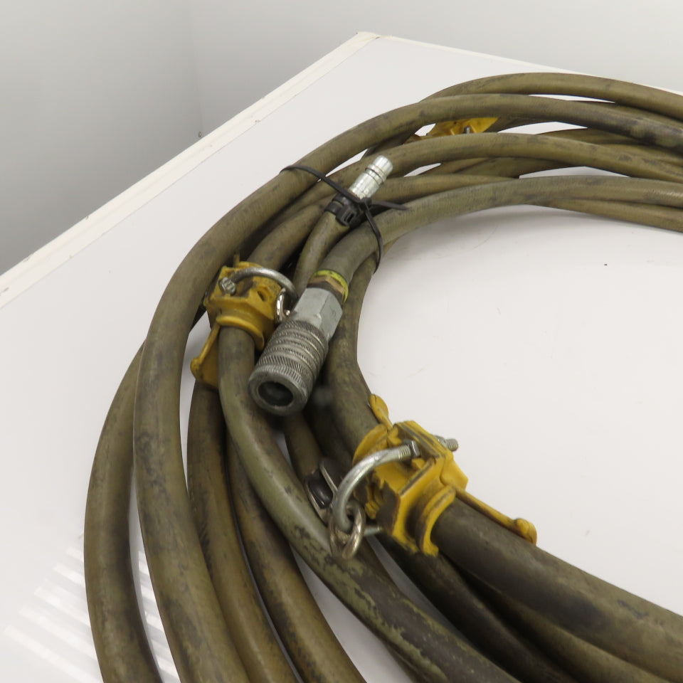 Insta-Grip 1/2" Air Hose 250PSI With 1/4" Cable Line Trolleys 55' OAL