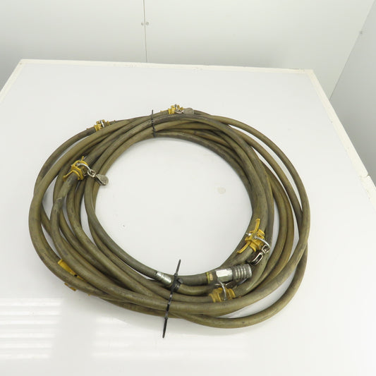 Insta-Grip 1/2" Air Hose 250PSI With 1/4" Cable Line Trolleys 55' OAL
