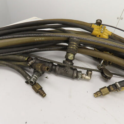Insta-Grip Triple Run Hose Assembly With Cable & Trolleys 50' OAL 1/2" & 1/4"
