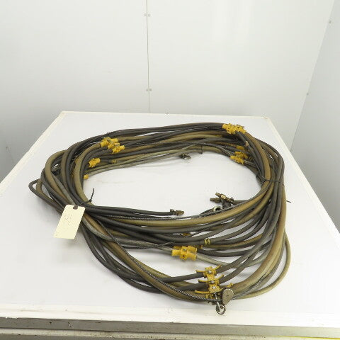Insta-Grip Triple Run Hose Assembly With Cable & Trolleys 50' OAL 1/2" & 1/4"