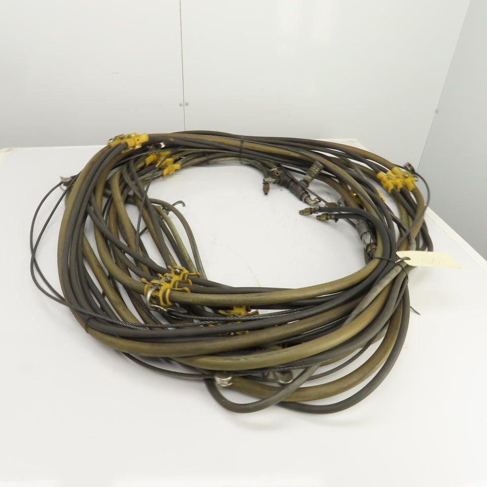 Insta-Grip Triple Run Hose Assembly With Cable & Trolleys 50' OAL 1/2" & 1/4"
