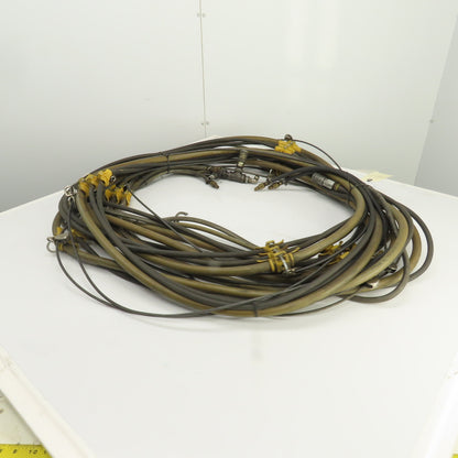 Insta-Grip Triple Run Hose Assembly With Cable & Trolleys 50' OAL 1/2" & 1/4"