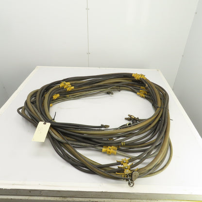 Insta-Grip Triple Run Hose Assembly With Cable & Trolleys 50' OAL 1/2" & 1/4"