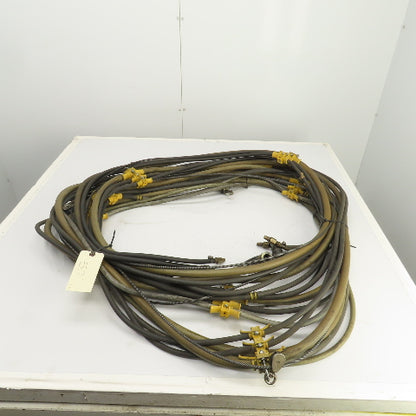Insta-Grip Triple Run Hose Assembly With Cable & Trolleys 50' OAL 1/2" & 1/4"
