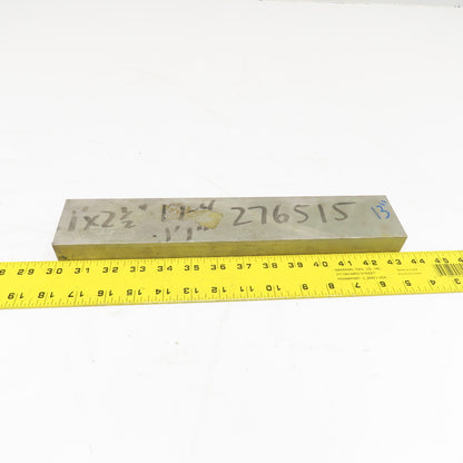 1" x 2-1/2" Non Heat Treated 17-4 Stainless Flat Bar Stock 13"