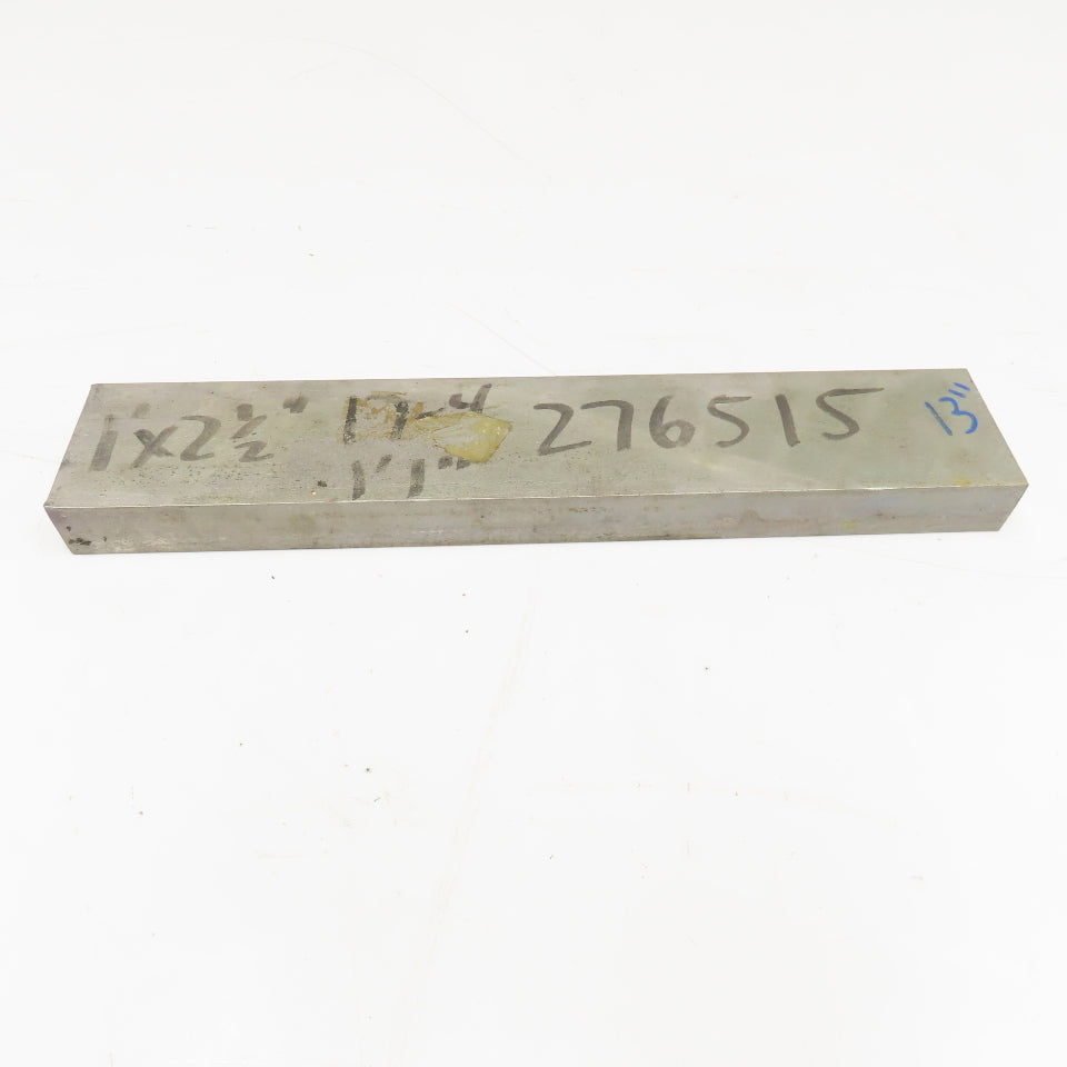 1" x 2-1/2" Non Heat Treated 17-4 Stainless Flat Bar Stock 13"