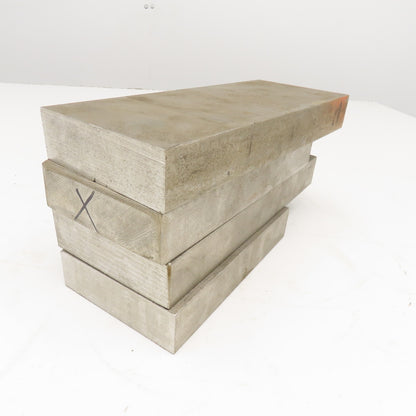 1-1/4" x 4" Non Heat Treated 17-4 Stainless Flat Bar Stock 6-9" Lot Of 4