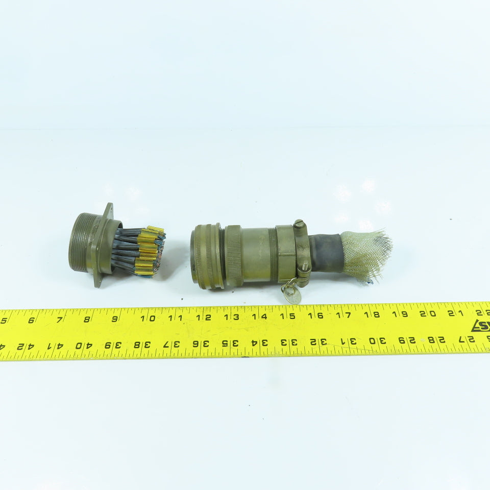 Veam 36-10 48-Position Circular Connector Male & Female Set