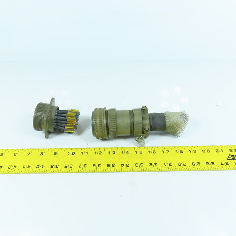 Veam 36-10 48-Position Circular Connector Male & Female Set