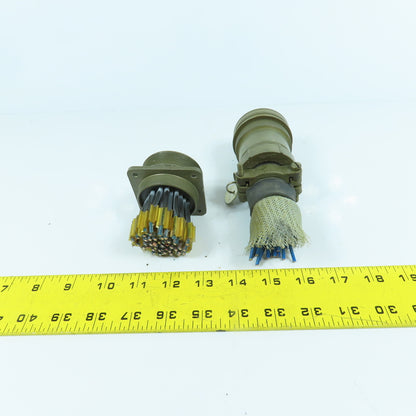 Veam 36-10 48-Position Circular Connector Male & Female Set