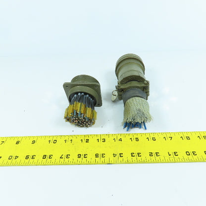 Veam 36-10 48-Position Circular Connector Male & Female Set