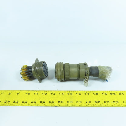 Veam 36-10 48-Position Circular Connector Male & Female Set