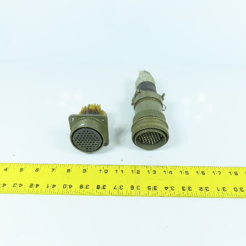 Veam 36-10 48-Position Circular Connector Male & Female Set