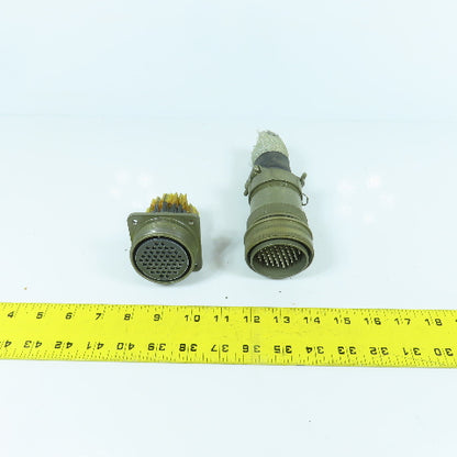 Veam 36-10 48-Position Circular Connector Male & Female Set