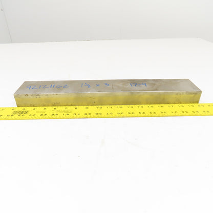 1-1/2" x 3" Non Heat Treated 17-4 Stainless Flat Bar Stock 18"