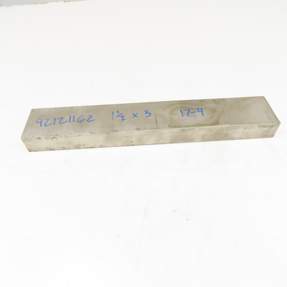 1-1/2" x 3" Non Heat Treated 17-4 Stainless Flat Bar Stock 18"