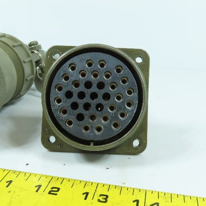 Veam TLC6G40A-35P-F01-G 40-35 35-Position Circular Connector Male & Female Set