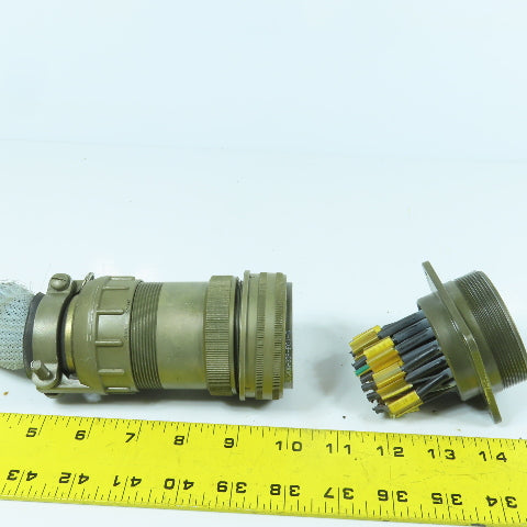 Veam TLC6G40A-35P-F01-G 40-35 35-Position Circular Connector Male & Female Set