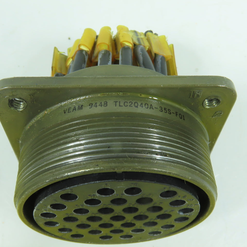 Veam TLC6G40A-35P-F01-G 40-35 35-Position Circular Connector Male & Female Set