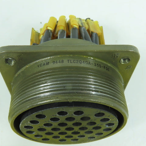 Veam TLC6G40A-35P-F01-G 40-35 35-Position Circular Connector Male & Female Set