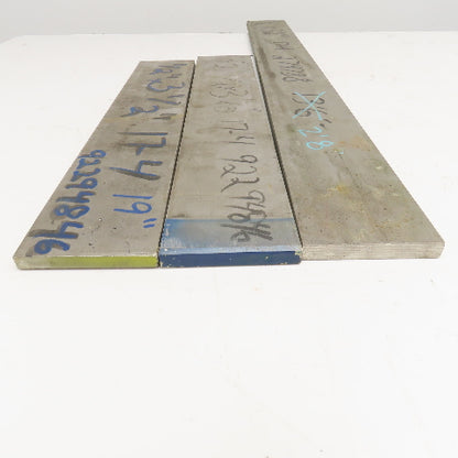 1/2" x 3-1/2" Non Heat Treated 17-4 Stainless Flat Bar Stock 19"-33" Lot Of 3
