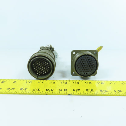 Veam 36-10 48-Position Circular Connector Male & Female Set