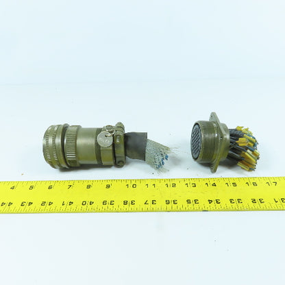 Veam 36-10 48-Position Circular Connector Male & Female Set