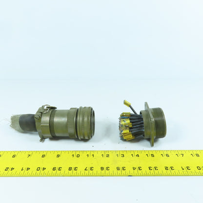 Veam 36-10 48-Position Circular Connector Male & Female Set