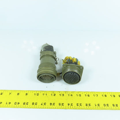 Veam 36-10 48-Position Circular Connector Male & Female Set