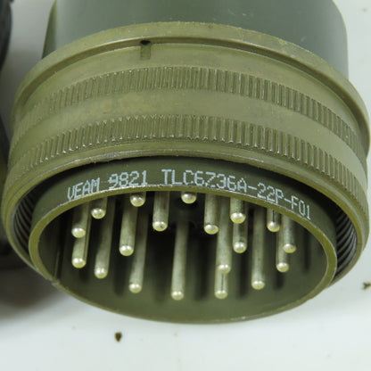 Veam 22-Position Circular Connector Male & Female Set
