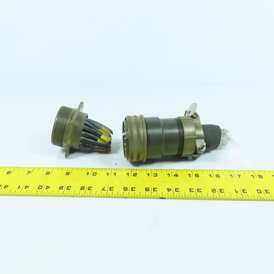Veam 22-Position Circular Connector Male & Female Set