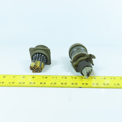 Veam 22-Position Circular Connector Male & Female Set