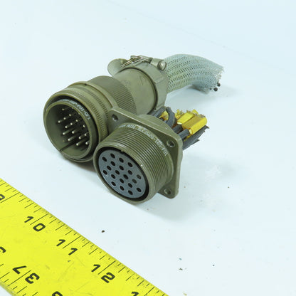 Veam 26-16 20-Position Circular Connector Male & Female Set