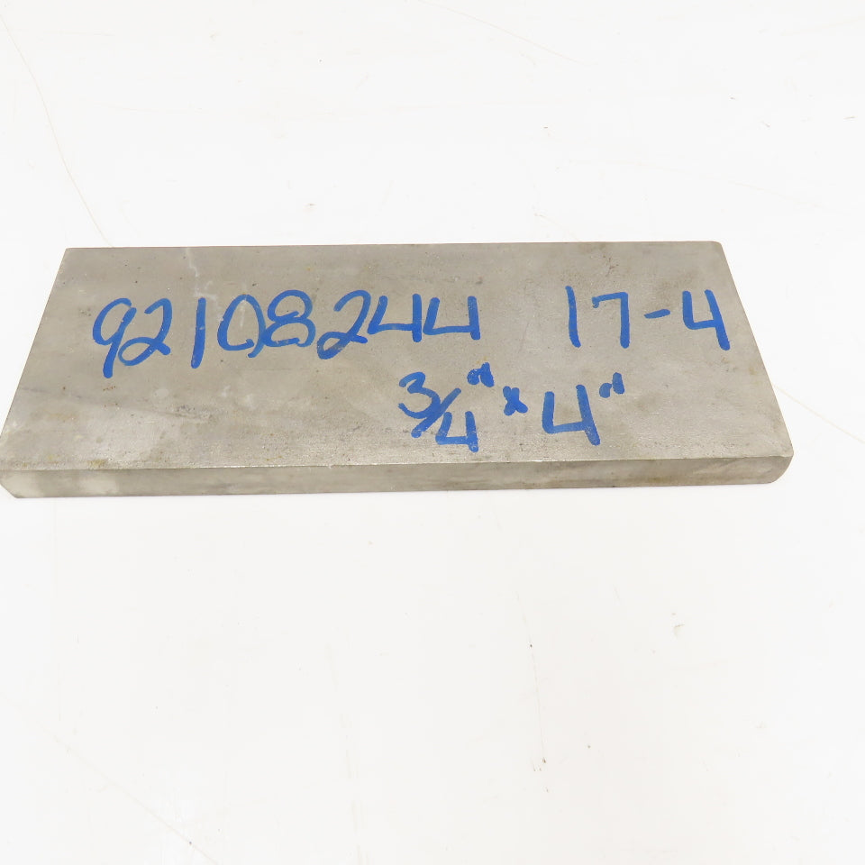 3/4" x 4" Non Heat Treated 17-4 Stainless Flat Bar Stock 10"