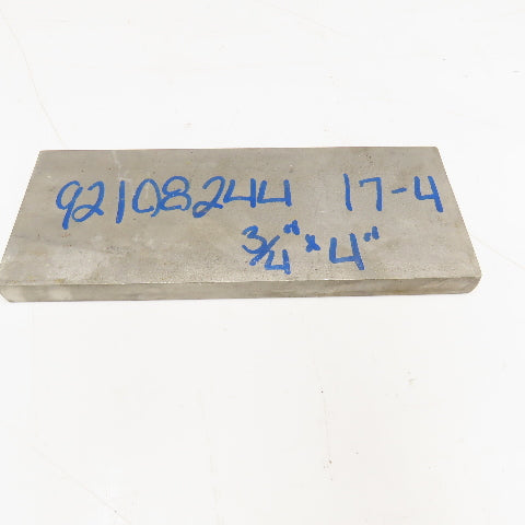 3/4" x 4" Non Heat Treated 17-4 Stainless Flat Bar Stock 10"
