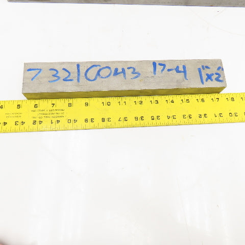 Misc. Non Heat Treated 17-4 Stainless Flat Bar Stock 12"-24" Lot Of 4