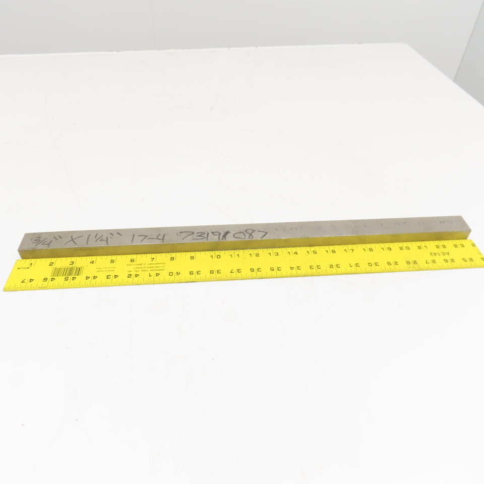 Misc. Non Heat Treated 17-4 Stainless Flat Bar Stock 12"-24" Lot Of 4